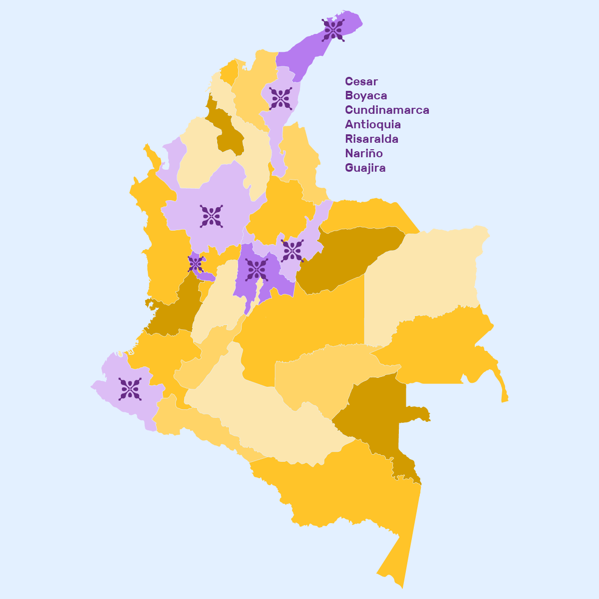 mapa de acción